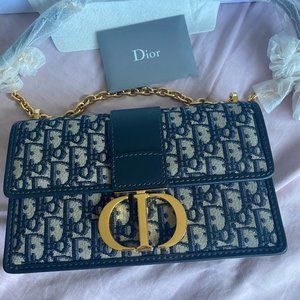 Christian Dior Oblique 30 Montaigne Chain Bag
